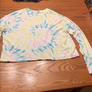 tie dye light sweater